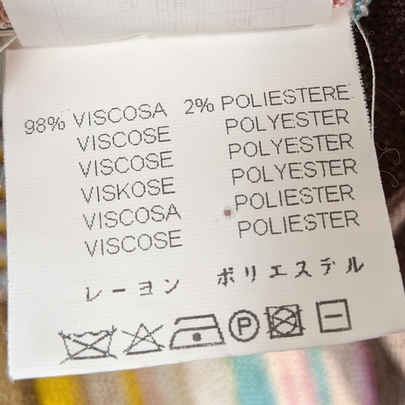 Missoni Vintage Y2K 2000's Set Wrap Top & Pleated Skirt Size 8 - Picture 11 of 12